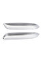 ABS Chrome LHD Car Front Seat Adjustment Knob Cover Trim Sticker for Volkswagen VW Golf 7 MK7 Lam... - 8