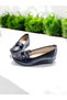 Women's Buttoned Printed Non-Slip Sole Home and Outdoor Ballerinas - 3