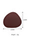 MULTI Faux Leather Placemats and Coasters Set, Round Leather for Dinner Table Mats Heat Resistant Wa - 6
