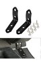 Free Shipping 2pcs Hinge Brackets + 8x Screws High Quality Glove Box Lid Hinge Snapped Repair Kit... - 8