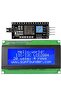 وحدة عرض LCD زرقاء 20x4 2004 مع محول واجهة تسلسلية IIC/I2C IIC I2C TWI تسلسلي 2004 20x4 - 7