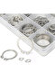 225PCS External Retaining Rings Snap Rings Assortment kit 304 Stainless Steel External Circlip Sn... - 3