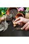 80CMX1000CM black Garden Landscape Fabric Weed Barrier Heavy Duty Driveway Gardening Mat Polypropyle - 2