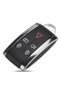 Bilchave 5 Buttons Replacement New Remote Key Shell Fob For Jaguar X XF XK XKR Smart Prox Key Cas... - 5