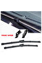 Wiper LHD Front Wiper Blades Set For Audi A6 C7 2012 - 2017 Windshield Windscreen Clean Window Ca... - 2