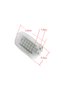 6000K WHITE ANGRONG 2x LED Courtesy Door Footwell Luggage Trunk Light For Mercedes Benz W204 W216 W2 - 2