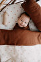 Park Bed Muslin Duvet Cover Set (80X110)| Simple Brown Leaves - 5