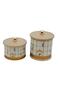 Erb45t7 Ø175, Ø140 Diameter Knob with Handle Set of 2 H:125, H:155, Bird Cage - 3
