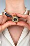 Smoked Zodiac Medallion End Pearl and Bead Necklace - 3