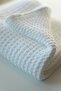 Extra Soft Waffle Baby Blanket - 100% Organic Cotton Gots Certified - 85X80 cm - 3