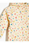 Floral Print Long Sleeve Pocket Detailed Hooded Raincoat - 3