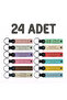 Set of 24 Designed with Teacher's Message, Educational Year Memory Special Keychain