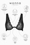Chain Detailed Lace Lingerie Set - Without Bra - Fashion - 4015 - Black - 4
