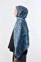 Ethnic Allica Pattern Cotton Blue Shawl - 5
