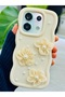 Redmi Note 13 4g Compatible Tulle Flower Design Silicone Case with Toy