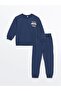 Lcw Kids Indigo Crew Neck Boys' Sweatshirt and Sweatpants 2-Piece Set