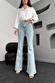 Lina Tall Flare Ice Snow Blue Spanish Jean Jeans
