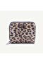 Uderra Women's Genuine Leather Sand Color Leopard Mini Wallet - S1Kc0116