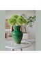 Nordic Style Simple Bohemian Carafe 27 cm Green Glass Vase - 3