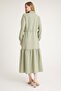 Robasi Fisto Detailed Gathered Waist Long Dress ÇAĞLA 9494-E - 8