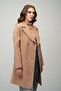 Double-Breasted Waist-Tied Coat Kamel 3058 - 6