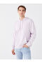 Lilac Long Sleeve Men's Thick Hoodie