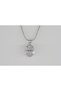 Women's 316L Stainless Steel 40 cm Baguette Zircon Stone Necklace - 3