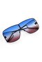 Black Frame Ski Goggles with Blue/Red Glass - Uv400 Protection - 4