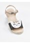 Gold Cat 3D Glittery Girls' Sandals