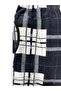 Men's Black Plaid Fleece Pocket Winter Thick High Quality Sleepwear Bottoms - 2