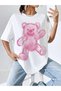 Cartoon and Graphic design Oversize T-shirt Cartoon/Letter series kod841 - 5
