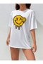 Unisex Stylish Comfortable Oversize Cotton Crew Neck T-Shirt with Special Design Code 35222 - 5