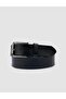 100% Genuine Leather Black Men's Classic Belt