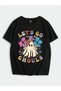 Unisex Stylish Comfortable Oversize Cotton Crew Neck T-Shirt with Special Design Code 31887 - 4