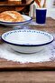 36 cm 4.5 Liter Enamel Basin for Whipping and Mixing, Dough Basin. Meyvelik. Dowry. Big Bowl - 6