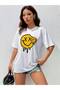 Unisex Stylish Comfortable Oversize Cotton Crew Neck T-Shirt with Special Design Code 35222 - 4