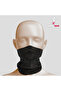 Black Pattern Buff Mask Bandana - 2