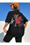 Unisex Stylish Comfortable Oversize Cotton Crew Neck T-Shirt with Special Design Code 10160 - 4