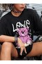 Unisex Stylish Comfortable Oversize Cotton Crew Neck T-Shirt with Special Design Code 33133 - 3