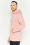 Men Sportswear Fit Long Sleeves Outdoor Hoodie, Pink - 4