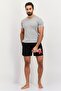 Men Brand Logo Board Shorts, Black - 4
