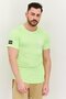 Men Sportswear Fit Short Sleeve Running T Shirt, Light Green