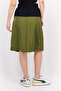 Women Brand Logo Midi Skirt, Black - 4