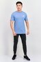 Men Sportswear Fit Short Sleeves Training T-shirt, Sage Blue - 2