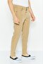 بنطال تشينو سادة بقصّة Slim Fit للرجال، كاكي - 3