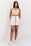 Women Sportswear Fit Training Skirt, White Combo - 4