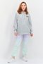 Women Sportswear Fit Long Sleeves Outdoor Sweatshirt, Grey - 2