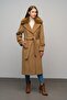 Removable Fur Low-Sleeve Oversize Coat K. Kamel 3067 - 6