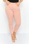 Women Skinny Fit Straight Leg Jeans, Peach
