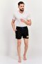 Men Brand Logo Board Shorts, Black - 3